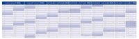 Tischquerkalender Standard 2026, 3 St.