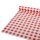 STARPAK Tischdecke Karo rot, weiß 80,0 cm x 50,0 m, 1 St.