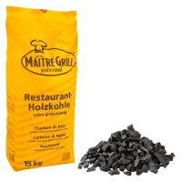 MAÎTRE GRILL® professional Holzkohle, 15,0 kg,...