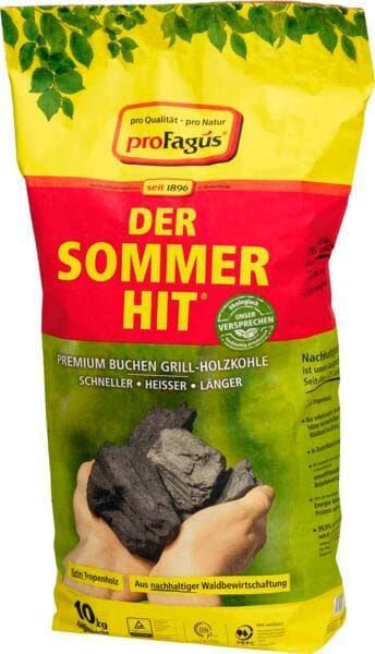 proFagus® Holzkohle DER SOMMERHIT®, 10,0 kg, 1 St.