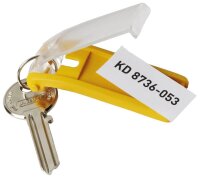 DURABLE Schlüsselanhänger KEY CLIP farbsortiert, 6 St.