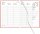 Lediberg Buchkalender Wochenplaner 2026 rot, 1 St.  ( 942-2-266 )