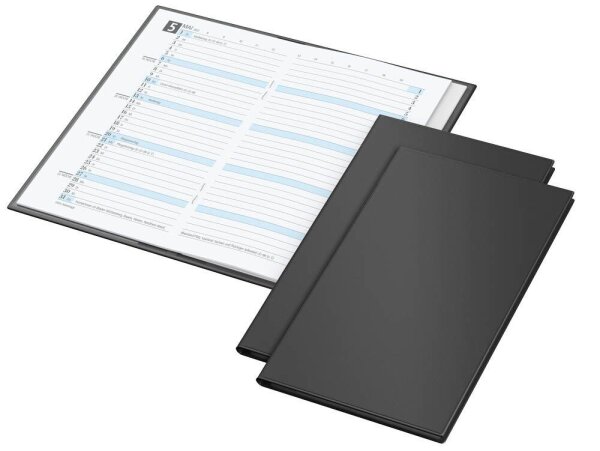 geiger notes Taschenkalender Monatsplaner Mars Juni 2025 bis Juni 2027 schwarz, 3 St.