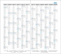 geiger notes Taschenkalender Monatsplaner Mars Juni 2025 bis Juni 2027 schwarz, 3 St.