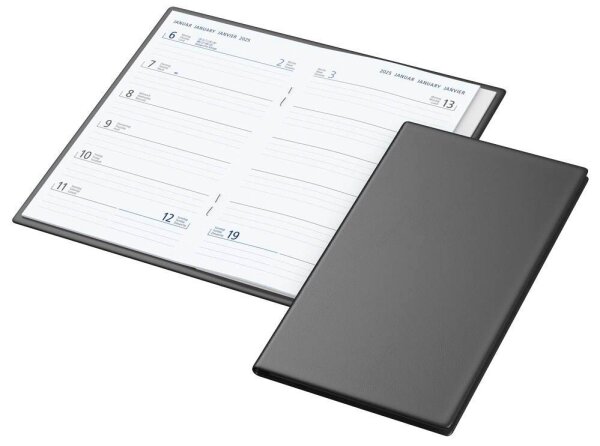 geiger notes Taschenkalender Wochenplaner Septimus 2026 schwarz, 1 St.  ( A22-00732 )