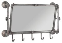 HAKU Möbel Wandgarderobe 13815 anthrazit Metall 5...