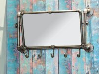 HAKU Möbel Wandgarderobe 13815 anthrazit Metall 5...