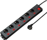 hama 6+1 XL 6-fach Steckdosenleiste mit...