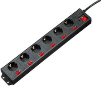 hama 6+1 XL 6-fach Steckdosenleiste mit...