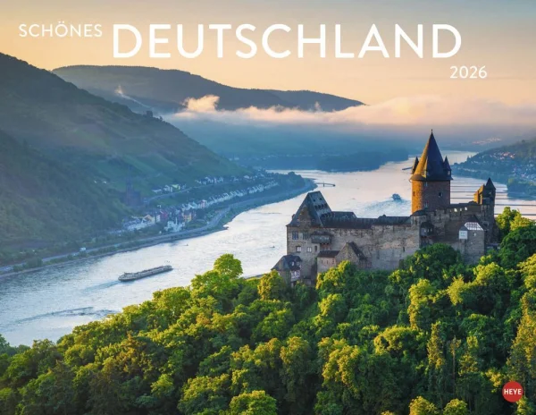 Heye Monats-Wandkalender Schönes Deutschland 2026, 1...