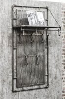 HAKU Möbel Wandgarderobe 15889 anthrazit Metall 9...