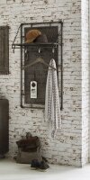 HAKU Möbel Wandgarderobe 15889 anthrazit Metall 9 Haken 60,0 x 120,0 cm, 1 St.