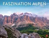 Heye Monats-Wandkalender Faszination Alpen 2026, 1 St.