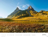 Heye Monats-Wandkalender Faszination Alpen 2026, 1 St.