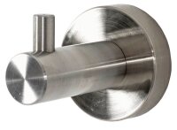 HAKU Möbel Garderobenhaken mit 1 Haken silber, 1 St.