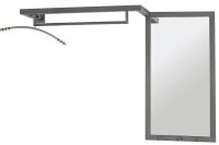 HAKU Möbel Wandgarderobe 16896 anthrazit Metall 3...