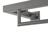 HAKU Möbel Wandgarderobe 16896 anthrazit Metall 3...
