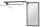 HAKU Möbel Wandgarderobe 16896 anthrazit Metall 3 Haken 108,0 x 75,0 cm  ( 16896 )