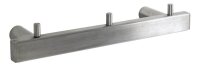 HAKU Möbel Wandgarderobe 16744 silber Metall 3 Haken...