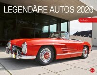 Heye Monats-Wandkalender LEGENDÄRE AUTOS 2026, 1 St....