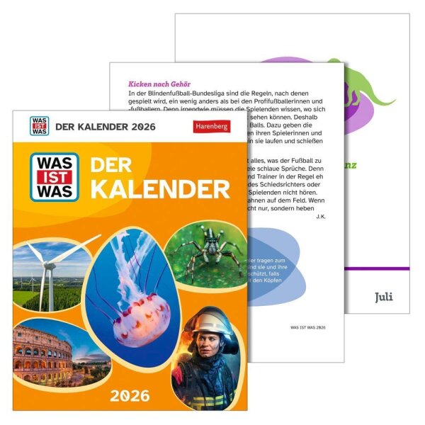 Harenberg Abreißkalender Was ist Was 2026, 1 St.