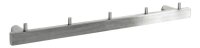 HAKU Möbel Wandgarderobe 16743 silber Metall 5 Haken...