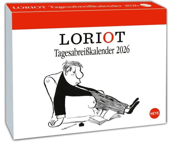 Heye Abreißkalender LORIOT 2026, 1 St.