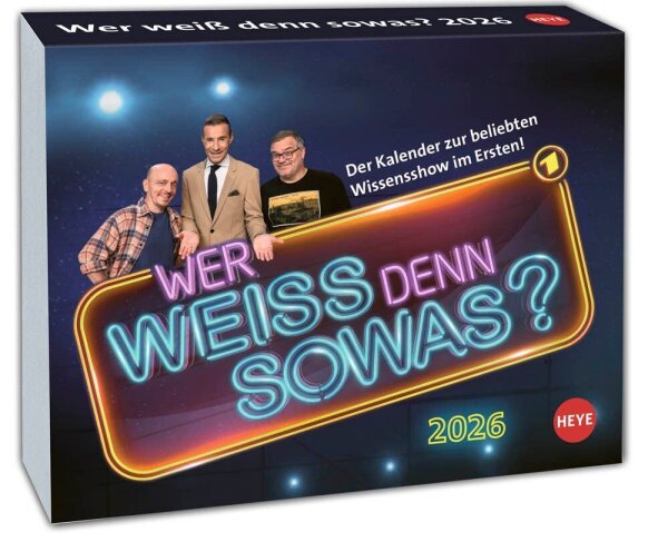 Heye Abreißkalender Wer weiß denn sowas 2026, 1 St.