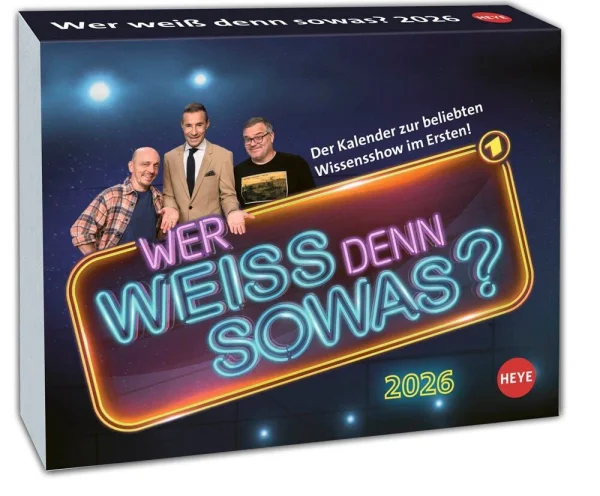 Heye Abreißkalender Wer weiß denn sowas 2026,...