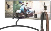 HAKU Möbel Wandgarderobe 17971 Motorroller Holz 5...