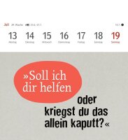 Harenberg Postkartenkalender Typo Sprüche 2026, 1 St.