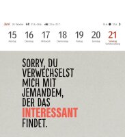 Harenberg Postkartenkalender Typo Sprüche 2026, 1 St.