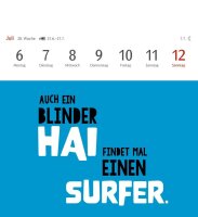 Harenberg Postkartenkalender Typo Sprüche 2026, 1 St.