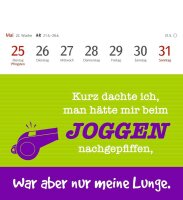 Harenberg Postkartenkalender Der fette Vogel bricht den Ast 2026, 1 St.