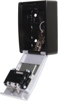 ABUS KeyGarage 787 BIG  Schlüsseltresor silber mit 2 Haken, Zahlenschloss, 8,4 x 6,2 x 12,0 cm, 1 St.