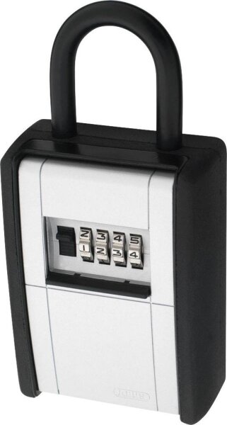 ABUS KeyGarage 797 Schlüsseltresor silber, Zahlenschloss, 11,8 x 8,2 x 4,2 cm, 1 St.