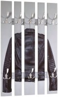 HAKU Möbel Wandgarderobe 17865 Lederjacken Holz 8...