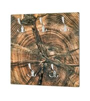 HAKU Möbel Wandgarderobe 17867 Holzmaserung Holz 5...