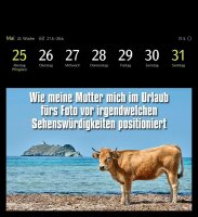 Harenberg Postkartenkalender Animals Memes 2026, 1 St.