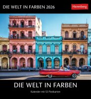 Harenberg Postkartenkalender Farbenwelt 2026, 1 St.