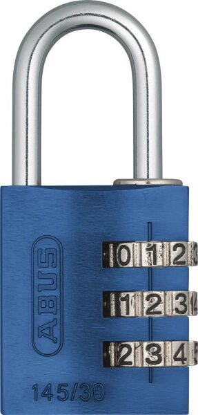 ABUS Vorhängeschloss ABUS 145/30 blau, 1 St.