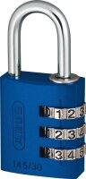 ABUS Vorhängeschloss ABUS 145/30 blau, 1 St.