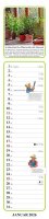 Streifenkalender Onkel Florians Gartenkalender 2026, 1...