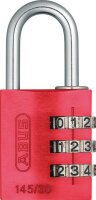 ABUS Vorhängeschloss ABUS 145/30 rot, 1 St.