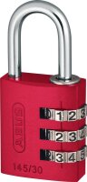 ABUS Vorhängeschloss ABUS 145/30 rot, 1 St.