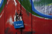 ABUS Vorhängeschloss myLock T65AL/40 blau, 1 St.
