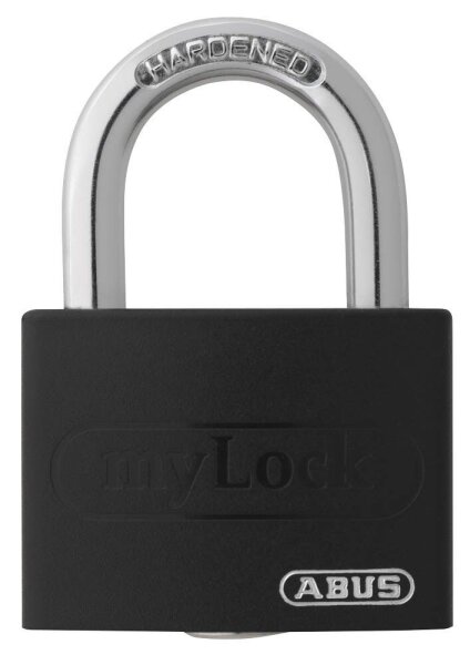 ABUS Vorhängeschloss myLock T65AL/40 schwarz, 1 St.