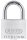 ABUS Vorhängeschloss Quads 64TI/40  silber, 4 St.