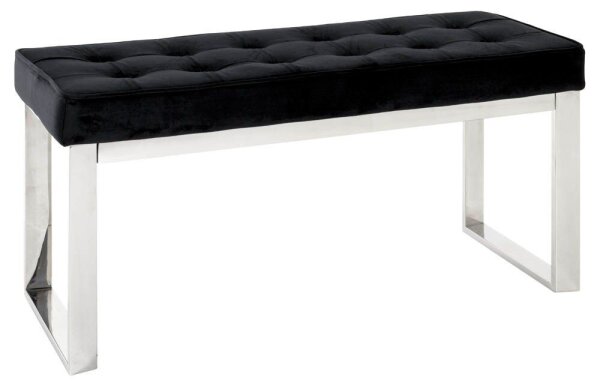 HAKU Möbel Sitzbank 18581 schwarz Stoff 100,0 cm