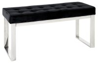 HAKU Möbel Sitzbank 18581 schwarz Stoff 100,0 cm